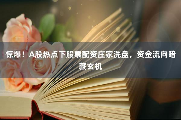 惊爆！A股热点下股票配资庄家洗盘，资金流向暗藏玄机